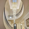 Seventy Nine Inch Gold Crystal Chandelier With K9 Crystals